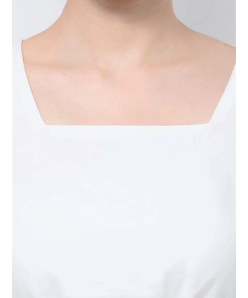 GYDA（ジェイダ）の「ハーフスリーブBACKリボンスクエアネックブラウス（シャツ/ブラウス・レディース・オリーブ/ブラック/オフホワイト・FREE）」の10枚目の写真