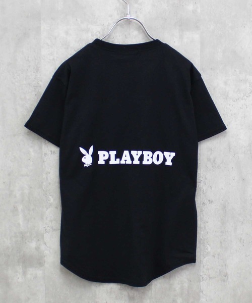 セール】PLAYBOY / プレイボーイ ビッグシルエットロゴ半袖Tシャツ（T
