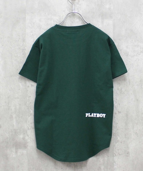 ttt_msw プレイボーイシャツ PLAYBOY tシャツ PLAYBOY/プレイボーイ LOGO TEE Tシャツ メンズ