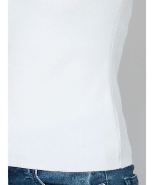 RESEXXY（リゼクシー）の「ラッフルフリルスカーフニットトップス（ニット/セーター・レディース・ベージュ/ホワイト/ブラック/ブルー・FREE）」の19枚目の写真