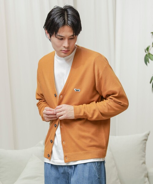 PENNEYS（ぺニーズ）の「PENNEY'S × BEAMS HEART / FOX ワンポイント カーディガン（カーディガン/ボレロ・メンズ・イエロー系その他5/ブルー/ミント/ブラック・SMALL/MEDIUM/LARGE）」の15枚目の写真
