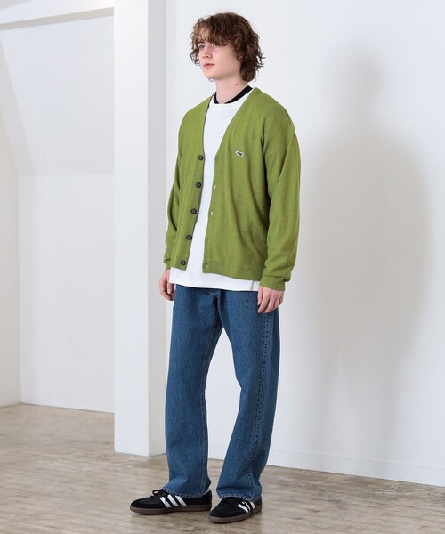 PENNEYS（ぺニーズ）の「PENNEY'S × BEAMS HEART / FOX ワンポイント カーディガン（カーディガン/ボレロ・メンズ・イエロー系その他5/ブルー/ミント/ブラック・SMALL/MEDIUM/LARGE）」の8枚目の写真