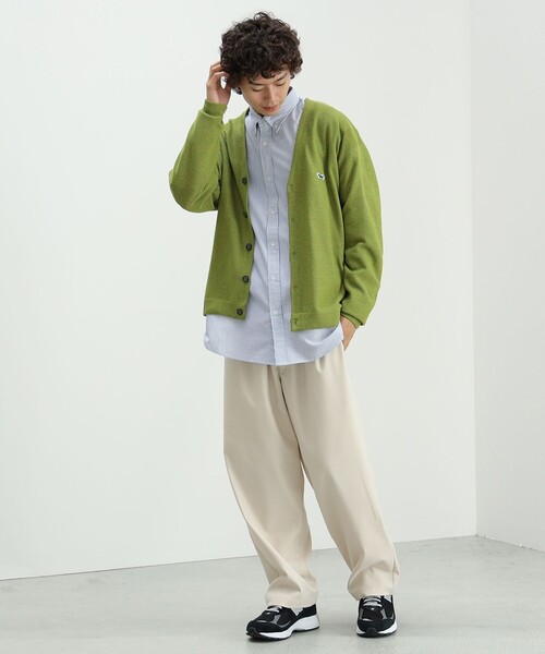 PENNEYS（ぺニーズ）の「PENNEY'S × BEAMS HEART / FOX ワンポイント カーディガン（カーディガン/ボレロ・メンズ・イエロー系その他5/ブルー/ミント/ブラック・SMALL/MEDIUM/LARGE）」の6枚目の写真
