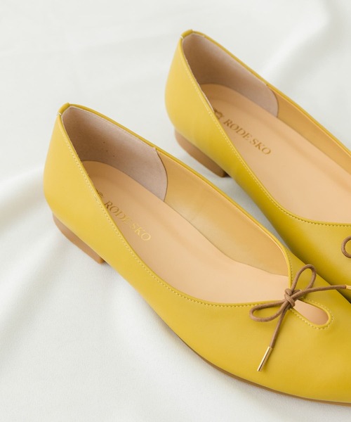 RODE SKO(ロデスコ)の「『MADE IN JAPAN』プチリボンパンプス(パンプス・レディース・ブラック/シルバー/マスタード/ピンク/ネイビー・36/37/38)」の21枚目の写真