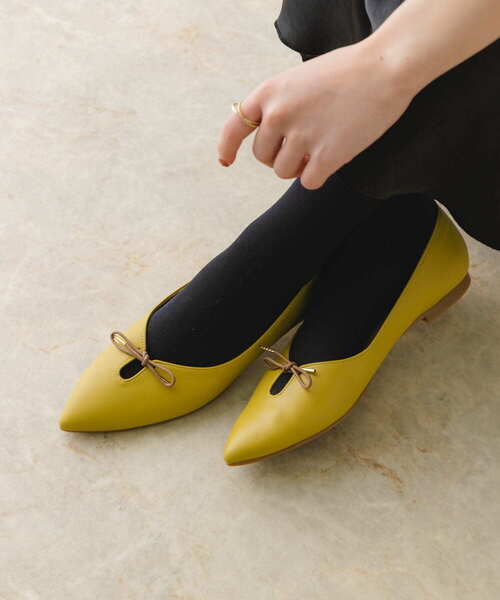 RODE SKO(ロデスコ)の「『MADE IN JAPAN』プチリボンパンプス(パンプス・レディース・ブラック/シルバー/マスタード/ピンク/ネイビー・36/37/38)」の22枚目の写真