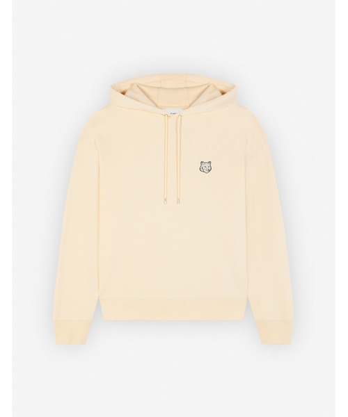 Maison Kitsune（メゾンキツネ）の「BOLD FOX HEAD PATCH OVERSIZE HOODIE（パーカー・メンズ・ブラック/イエロー系その他/ブルー系その他/ベージュ系その他/ネイビー系/ボルドー/ダークグリーン/エンジ/ダークグレー・XS/S/M/L/XL）」の4枚目の写真