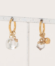 【Beauty bell】ジルコニアフープピアス
