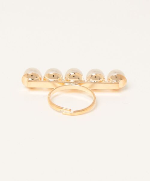 BLUEEAST（ブルーイースト）の「パールバーリング（リング・レディース・シルバー/ゴールド・FREE）」の3枚目の写真