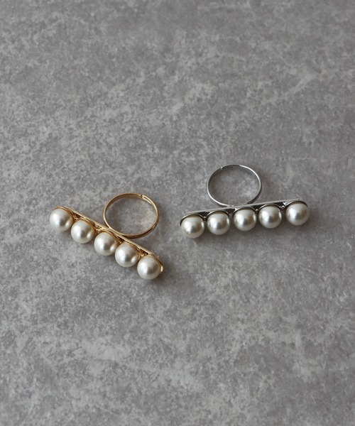 BLUEEAST（ブルーイースト）の「パールバーリング（リング・レディース・シルバー/ゴールド・FREE）」の14枚目の写真