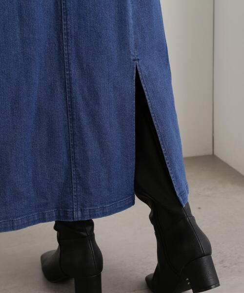 N.(N. Natural Beauty Basic)(エヌエヌナチュラルビューティーベーシック)の「◆カットオフキャミワンピース(ワンピース・レディース・ブルー/ネイビー・MEDIUM)」の15枚目の写真