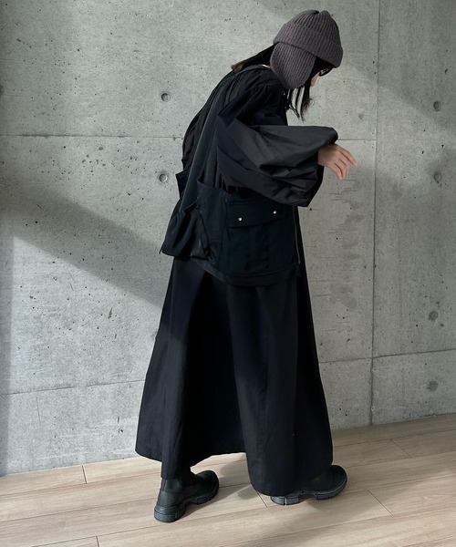 y/m by RIKA（イムバイリカ）の「モヘアタッチフライトニットキャップ（キャップ・レディース・チャコールグレー・FREE）」の13枚目の写真