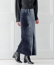 mysty woman | ベロアバイアスタイトスカート 981399(スカート)