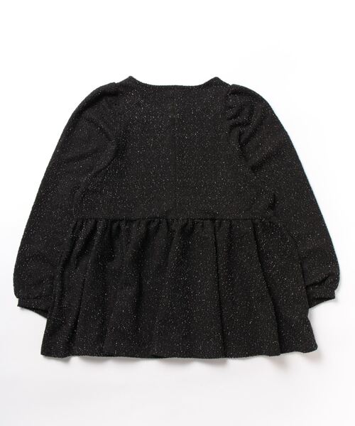 coca（coca）（コカ）の「カットラメツイードウエストギャザートップス（Tシャツ/カットソー・レディース・ブラック・M/L）」の8枚目の写真