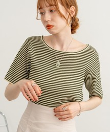 hinari | コンパクトサマーニット(Tシャツ/カットソー)