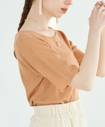 hinari | コンパクトサマーニット(Tシャツ/カットソー)