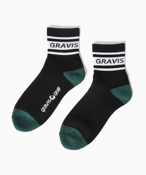 GRAVIS(グラヴィス)の「gravis/グラビス ソックス(ソックス/靴下・メンズ・ブラック/ホワイト/ヘザーグレー・25~27cm)」の3枚目の写真