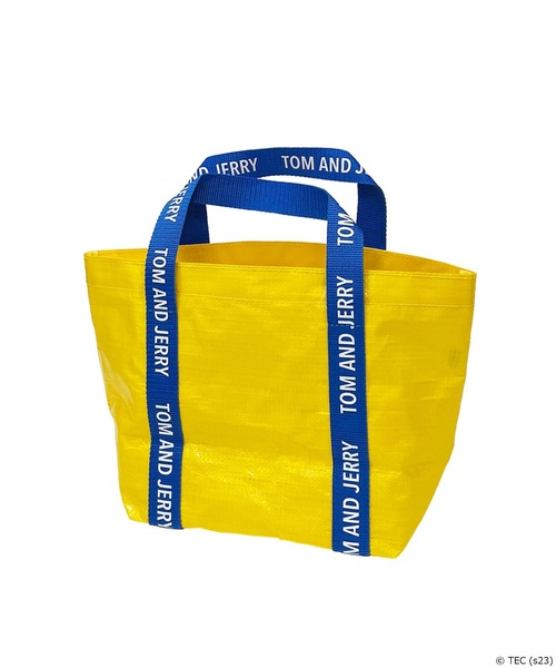 Tom＆Jerry（トムアンドジェリー）の「【公式】TOM and JERRY　ハンドルロゴトートS（ハンドバッグ・レディース・イエロー・FREE）」の3枚目の写真