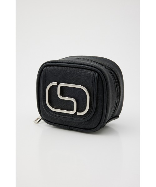 SLY（スライ）の「S BADGE POUCH エスバッジ ポーチ（ポーチ・レディース・ブラック/ライム・FREE）」の2枚目の写真