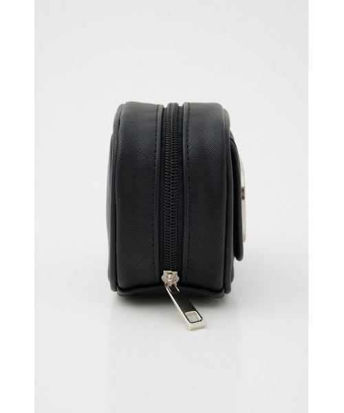 SLY（スライ）の「S BADGE POUCH エスバッジ ポーチ（ポーチ・レディース・ブラック/ライム・FREE）」の4枚目の写真