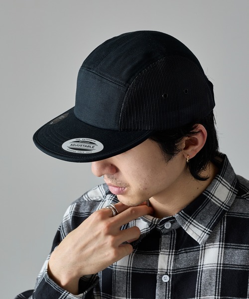 FLEXFIT(フレックスフィット)の「【FLEXFIT】日本限定モデル!ジョッキー キャンパー メッシュキャップ FL7005MS MURS(キャップ・メンズ・カーキ/ホワイト/ネイビー/ブラック・FREE)」の18枚目の写真