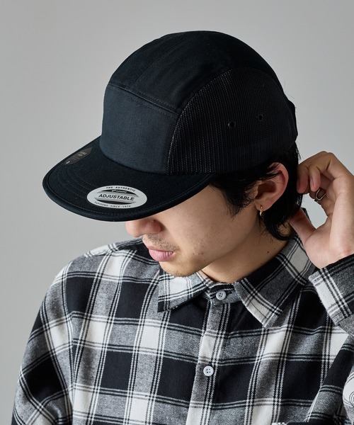 FLEXFIT(フレックスフィット)の「【FLEXFIT】日本限定モデル!ジョッキー キャンパー メッシュキャップ FL7005MS MURS(キャップ・メンズ・カーキ/ホワイト/ネイビー/ブラック・FREE)」の16枚目の写真