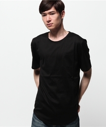 KATHARINE HAMNETT LONDON  | ROUND LENGTH SHORT SLEEVE / ラウンドレングスショートスリーブTシャツ(Tシャツ/カットソー)
