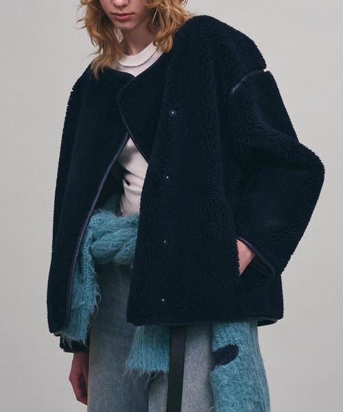 AKTE定番人気商品　ボアミドルブルゾン ボアミドルブルゾン（ダウンジャケット/コート）｜AKTE（アクテ）の