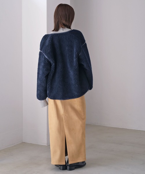 ボアミドルブルゾン（ブルゾン）｜AKTE（アクテ）のファッション通販