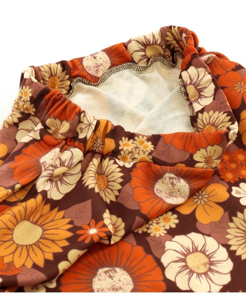 anap mimpi（アナップミンピ）の「レトロフラワー 裏毛 セミフレア スカート（スカート・レディース・ベージュ系その他/ダークグレー・FREE）」の12枚目の写真