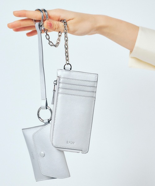 E'POR(エポール)の「【E'POR】SMALL GOODS Multi Case(カードケース・レディース・ベージュ系その他/パープル系その他/ブラック系その他3/ブルー系その他6/シルバー・FREE)」の5枚目の写真