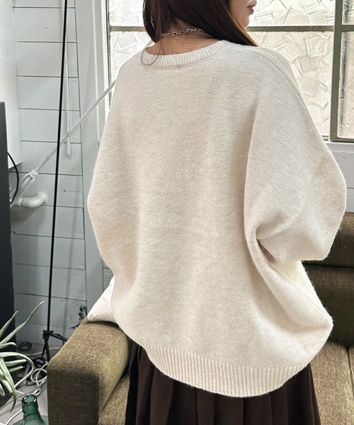 apres jour mignon（アプレジュールミニョン）の「ヘンリーニット【ZOZOTOWN限定アイテム】（ニット/セーター・レディース・ブラック/アイボリー/チャコールグレー/ベージュ/レッド/ブラウン系その他・フリー/X-LARGE）」の14枚目の写真