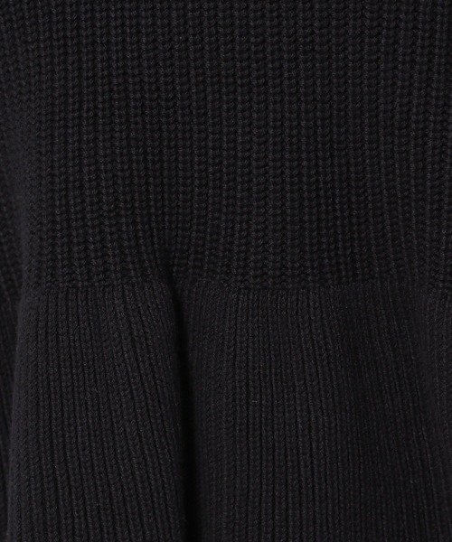 LOWRYS FARM（ローリーズファーム）の「ペプラムプルオーバーＬＳ 989266（ニット/セーター・レディース・アイボリー/ベージュ/ブラック・FREE）」の16枚目の写真