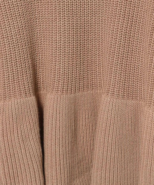 LOWRYS FARM（ローリーズファーム）の「ペプラムプルオーバーＬＳ 989266（ニット/セーター・レディース・アイボリー/ベージュ/ブラック・FREE）」の18枚目の写真