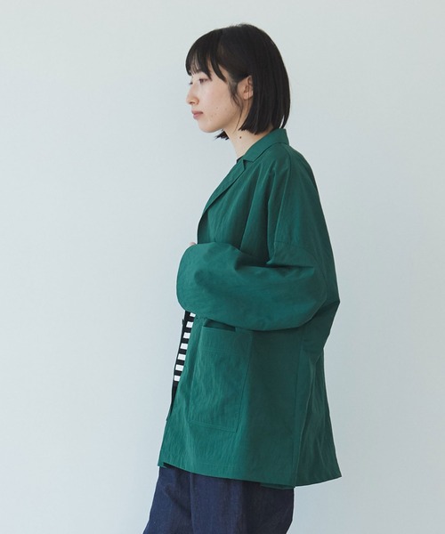 yuni（ユニ ）の「○ナイロン ライト haori ジャケット