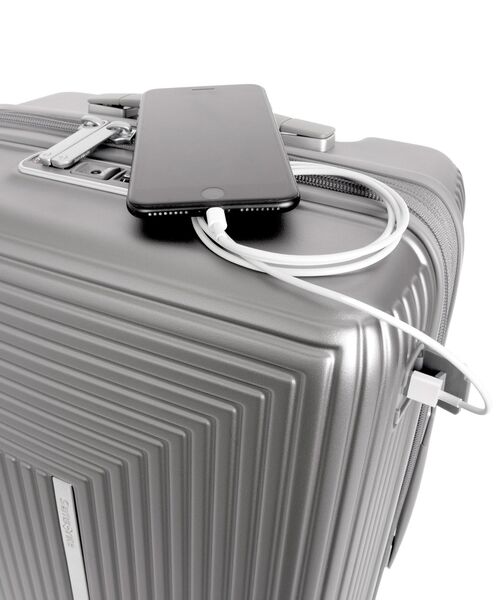 TRAVEL SHOP MILESTO（トラベルショップミレスト）の「サムソナイト アピネックス55 35-43L（スーツケース/キャリーバッグ・レディース・ネイビー/シルバー系その他・ﾌﾘ-）」の6枚目の写真