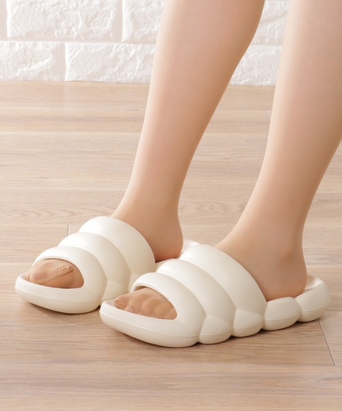 MAX MARA アウトレット●もこもこボアスリッパ ルームサンダル MAX MARA アウトレット○もこもこボアスリッパ ルームサンダル