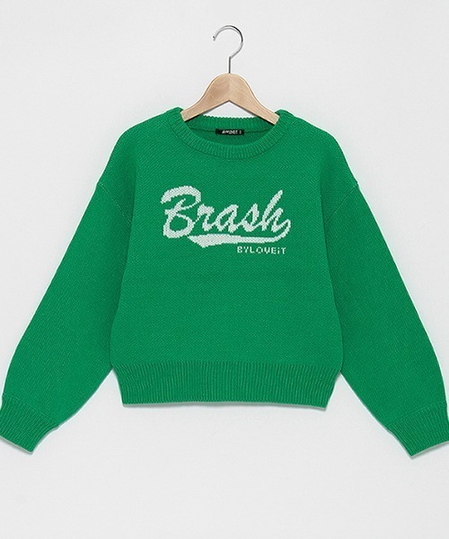 by LOVEiT（バイラビット）の「ジャカードロゴニット（ニット/セーター・キッズ・グリーン/アイボリー/レッド・120cm/130cm/140cm/150cm/160cm）」の22枚目の写真