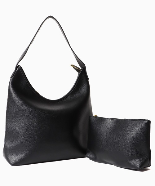 ROOPTOKYO（ループトウキョウ）の「ワンショルダーフェイクレザーバッグ（ショルダーバッグ・レディース・ブラック/グリーン/ブラウン/ダークブラウン/ベージュ・FREE）」の2枚目の写真