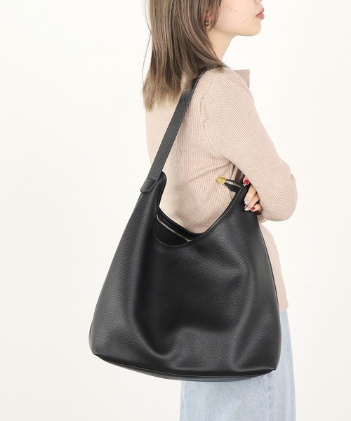 ROOPTOKYO（ループトウキョウ）の「ワンショルダーフェイクレザーバッグ（ショルダーバッグ・レディース・ブラック/グリーン/ブラウン/ダークブラウン/ベージュ・FREE）」の9枚目の写真