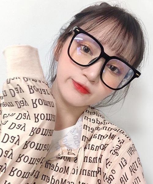 Miniministore（ミニミニストア）の「ブルーライトカットメガネ レディース（メガネ・レディース・ピンク/その他/ライトベージュ/ブラック/グレー・FREE）」の7枚目の写真