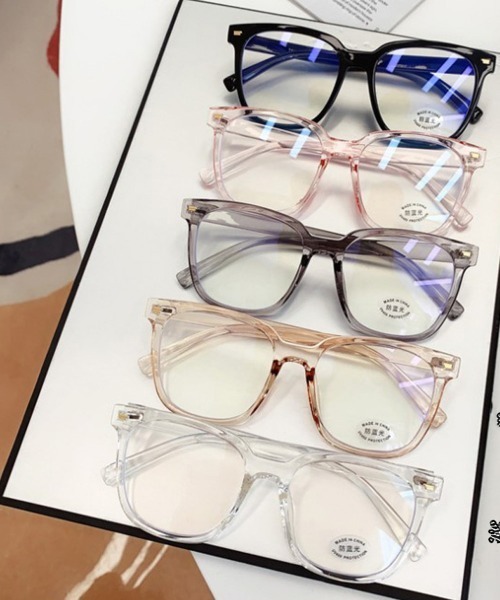 Miniministore（ミニミニストア）の「ブルーライトカットメガネ レディース（メガネ・レディース・ピンク/その他/ライトベージュ/ブラック/グレー・FREE）」の14枚目の写真