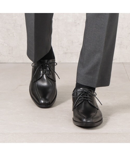 cecilio(セシリオ)の「【cecilio】 <外羽根スワロー>幅広 3E ビジネスシューズ【24.5cm~28.0cm】(ドレスシューズ・メンズ・ブラック/ブラウン・24.5cm/25.0cm/25.5cm/26.0cm/26.5cm/27.0cm/28.0cm)」の17枚目の写真