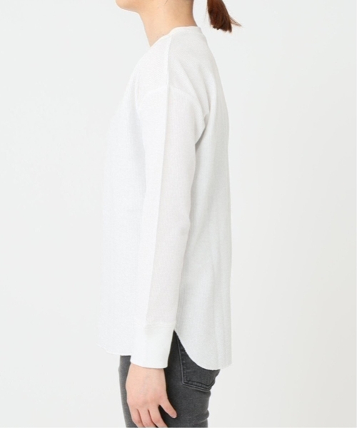 JOURNAL STANDARD relume(ジャーナルスタンダード レリューム)の「《追加5》TCワッフルロングスリーブTシャツ(Tシャツ/カットソー・レディース・チャコールグレー/ライトグレー/ブラウン/オートミール・FREE)」の20枚目の写真