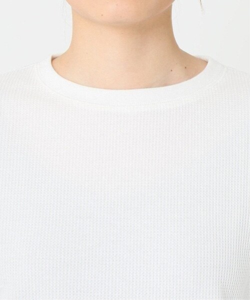 JOURNAL STANDARD relume(ジャーナルスタンダード レリューム)の「《追加5》TCワッフルロングスリーブTシャツ(Tシャツ/カットソー・レディース・チャコールグレー/ライトグレー/ブラウン/オートミール・FREE)」の18枚目の写真