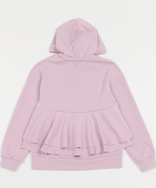 kate spade new york kids（ケイトスペードニューヨーク）の「ガールズ ダブルニットフーディー（パーカー・キッズ・ピンク/オフホワイト/サックスブルー・150cm/160cm/140cm）」の5枚目の写真