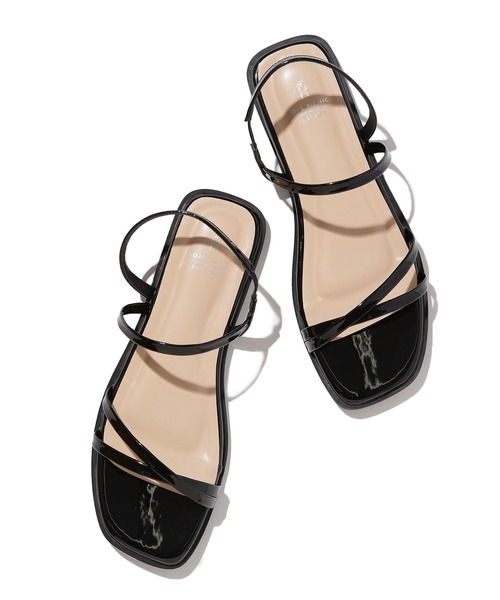 ★Coperni★スキニーストラップロゴサンダル セール】スキニーストラップフラットサンダル（サンダル）｜ROPE