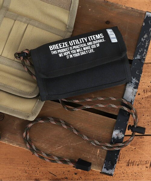 BREEZE（ブリーズ）の「ユーティリティ  ウォレット（財布・キッズ・ベージュ/ブラック・FREE）」の2枚目の写真