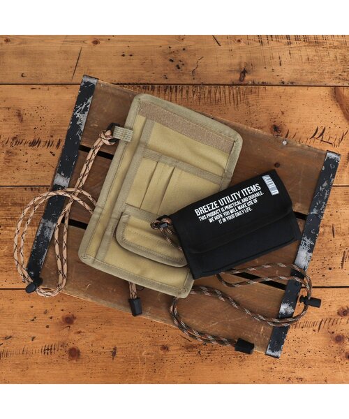 BREEZE（ブリーズ）の「ユーティリティ  ウォレット（財布・キッズ・ベージュ/ブラック・FREE）」の4枚目の写真