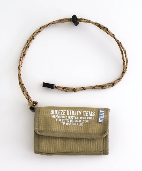 BREEZE（ブリーズ）の「ユーティリティ  ウォレット（財布・キッズ・ベージュ/ブラック・FREE）」の5枚目の写真