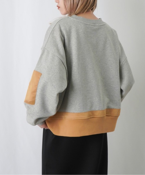 LUCA/LADY LUCK LUCA（ルカ/レディラックルカ）の「LC/LLL ミリタリーポケットスウェット（スウェット・レディース・ブラック/ライトベージュ/グレー・FREE）」の20枚目の写真